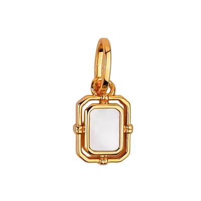 Zynnia Collective Women's Neutrals / Gold / White June/pearl Birthstone Charm