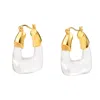 Zynnia Collective Women's Prism Hoops Gold