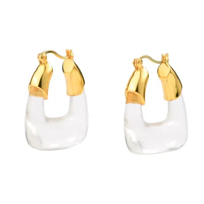 Zynnia Collective Women's Prism Hoops Gold