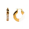 Zynnia Collective Women's Split Hoops Gold In Multi