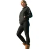 Zzdnu Cache Couer Boston Maternity & Nursing Hoodie In Black