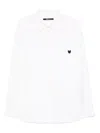 Zzero By Songzio Classic Roll-up Shirt In White
