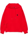 Zzero By Songzio Deviant Hoodie In Red