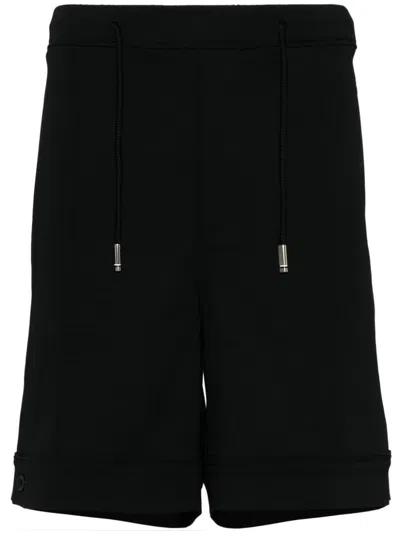 Zzero By Songzio Drawstring Straight-leg Shorts In Black