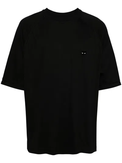Zzero By Songzio Memorabilia Hand Rope T-shirt In 黑色