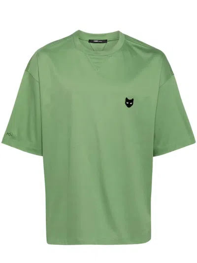 Zzero By Songzio Panther Cotton T-shirt In Green