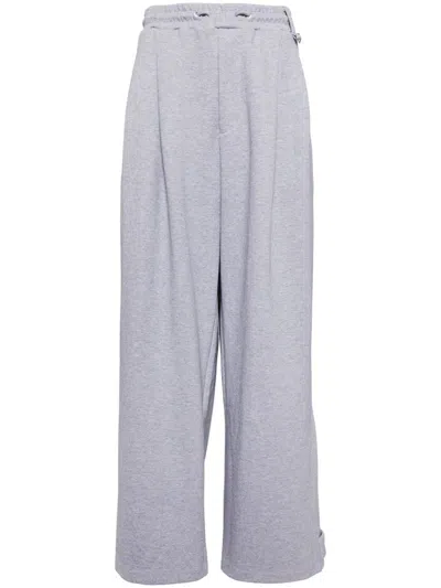 Zzero By Songzio Panther Hand Rope Track Pants In Grey