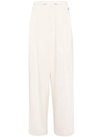 Zzero By Songzio Panther Hand Rope Track Pants In Neutrals