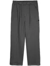 Zzero By Songzio Panther Wide-leg Track Pants In Grey