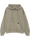 Zzero By Songzio Pigment Washed Hoodie In Green