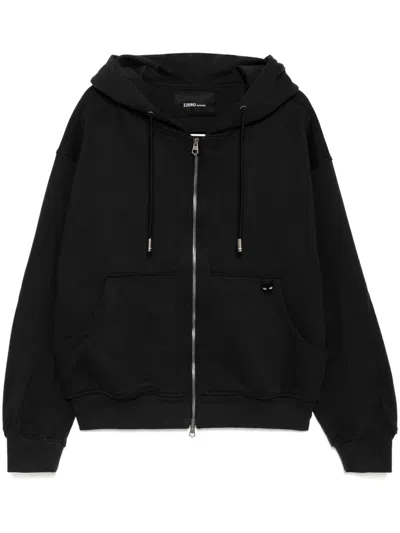 Zzero By Songzio Pigment Washed Zip-up Hoodie In Blue