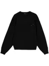 Zzero By Songzio Twin Panther Knitted Jumper In Black