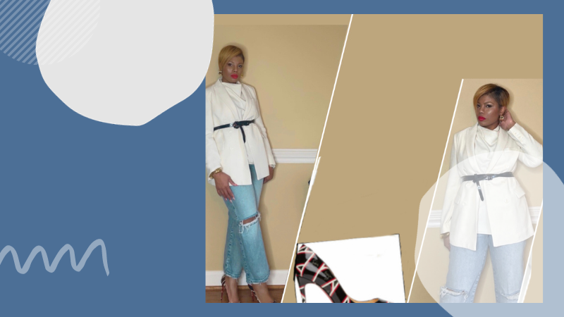 How to Style Sandwich Dressing with Multi-Color Shoes