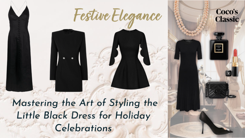 Festive Elegance: Mastering the Art of Styling the Little Black Dress for Holiday Celebrations