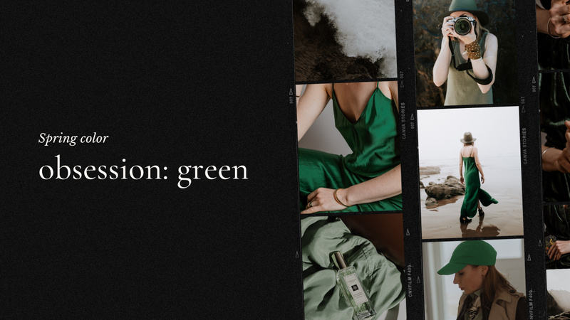Spring Color Obsession: Green by marynaholovanova