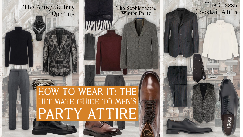 How to Wear It: The Ultimate Guide to Men's Party Attire | ModeSens