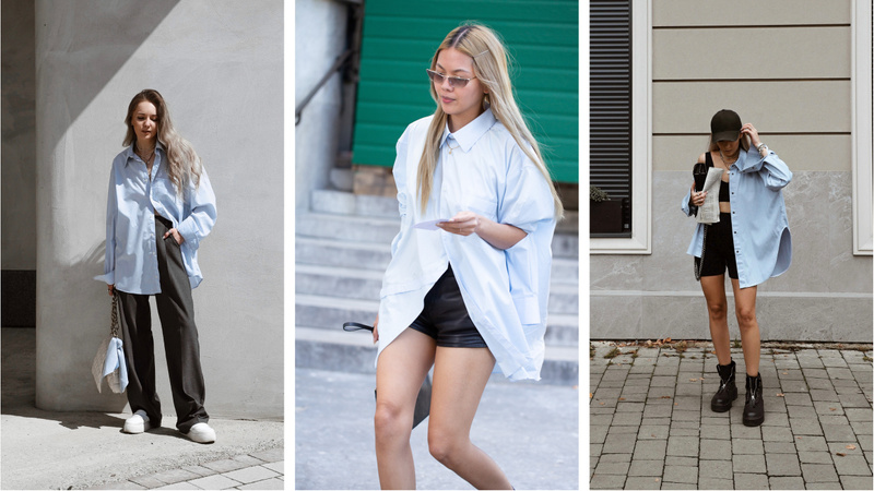7 Ways to Wear Oversized Shirts