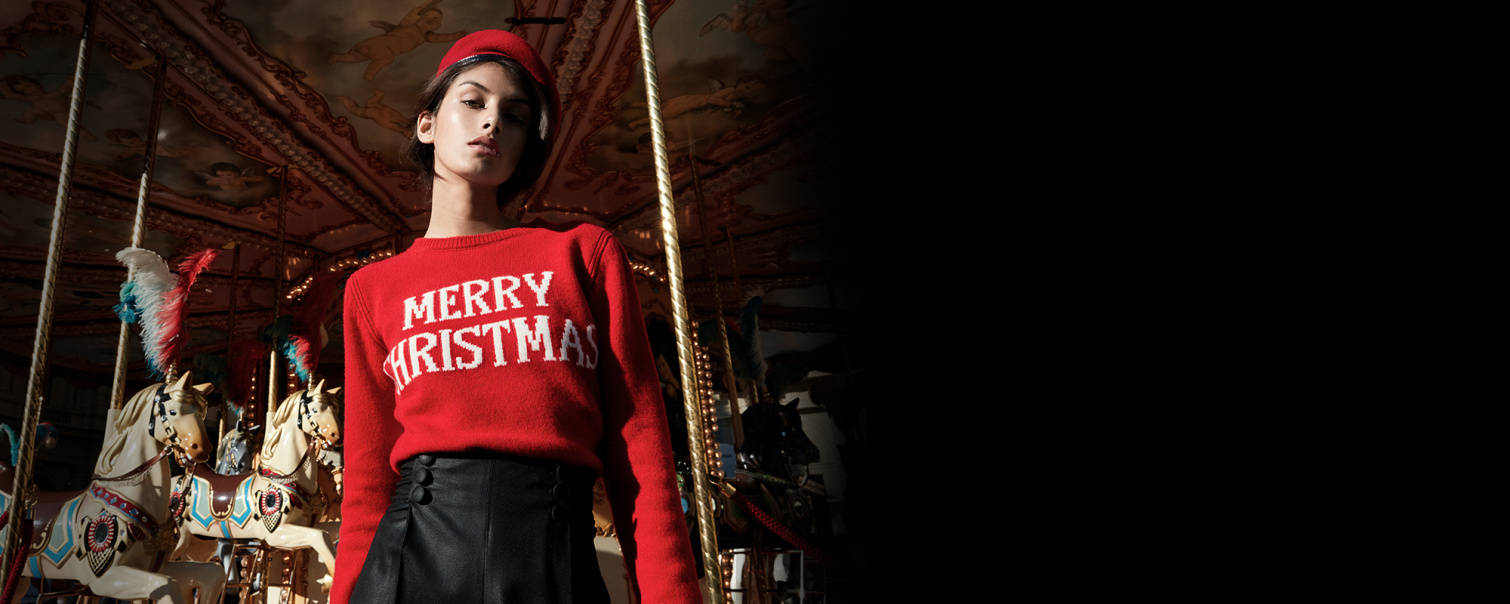 LVR与ALBERTA FERRETTI合作推出独家”MERRY CHRISTMAS”针织衫