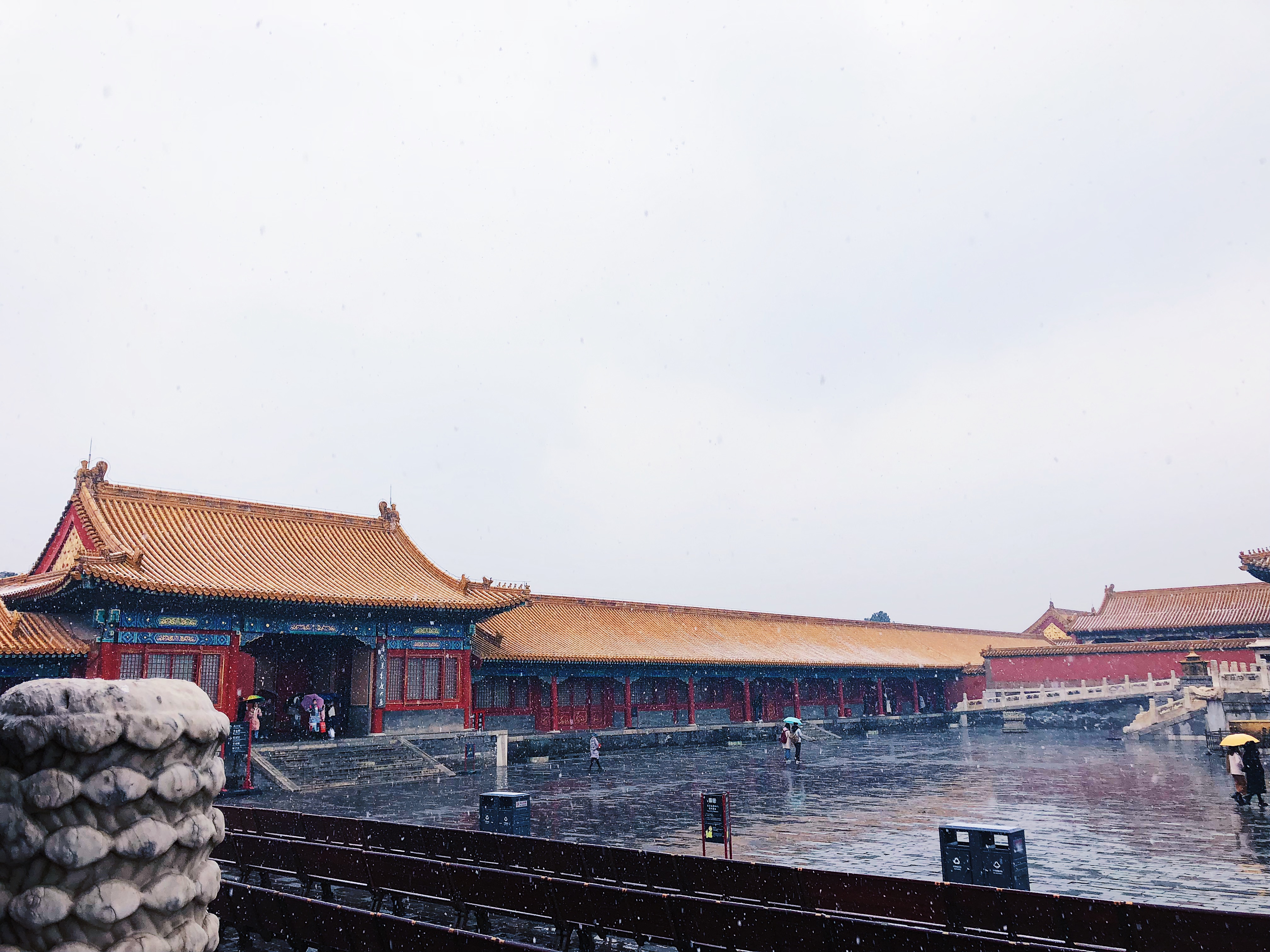 The best place to go in Beijing? The Forbidden City in snow!!!