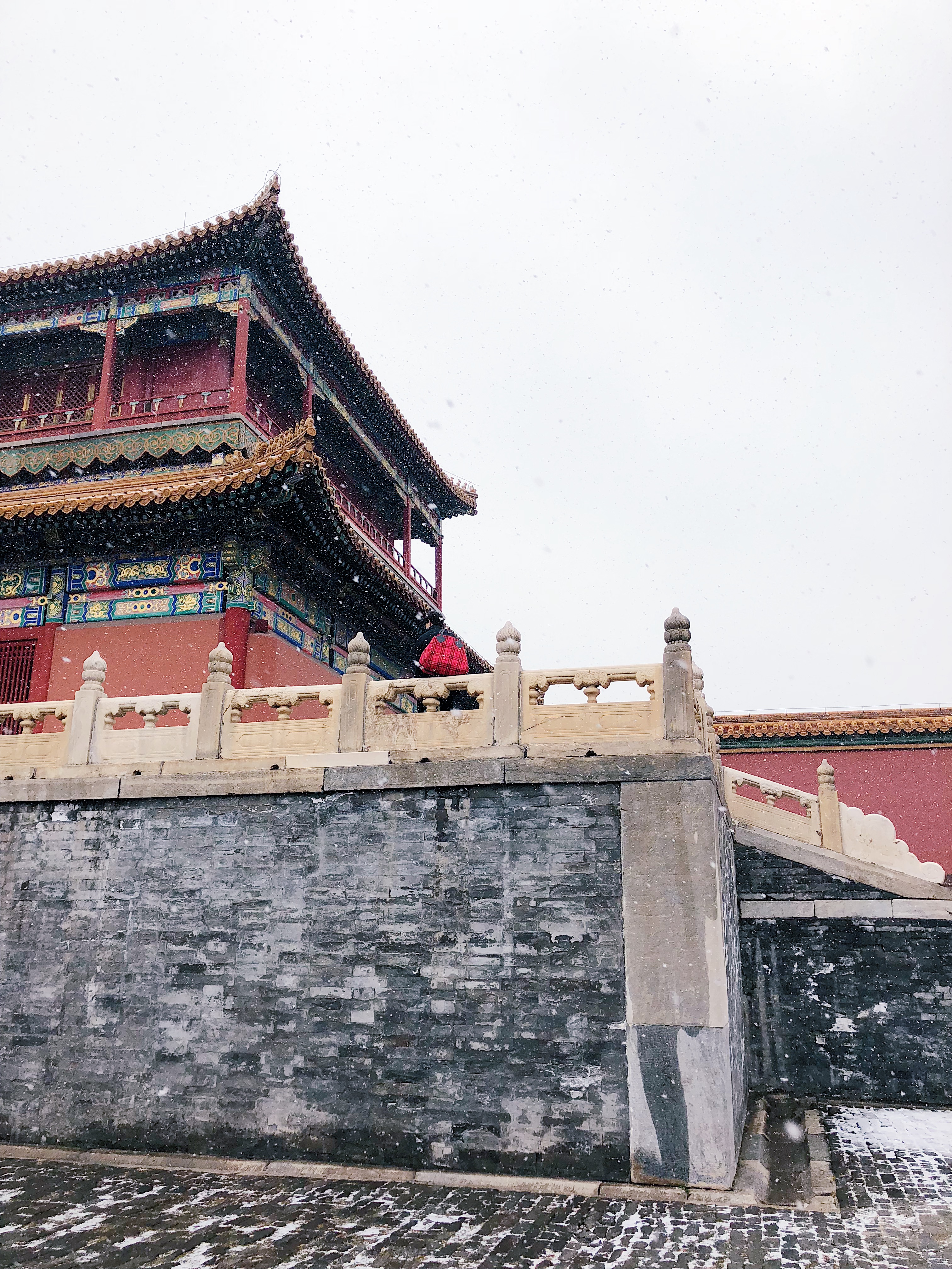 The best place to go in Beijing? The Forbidden City in snow!!!