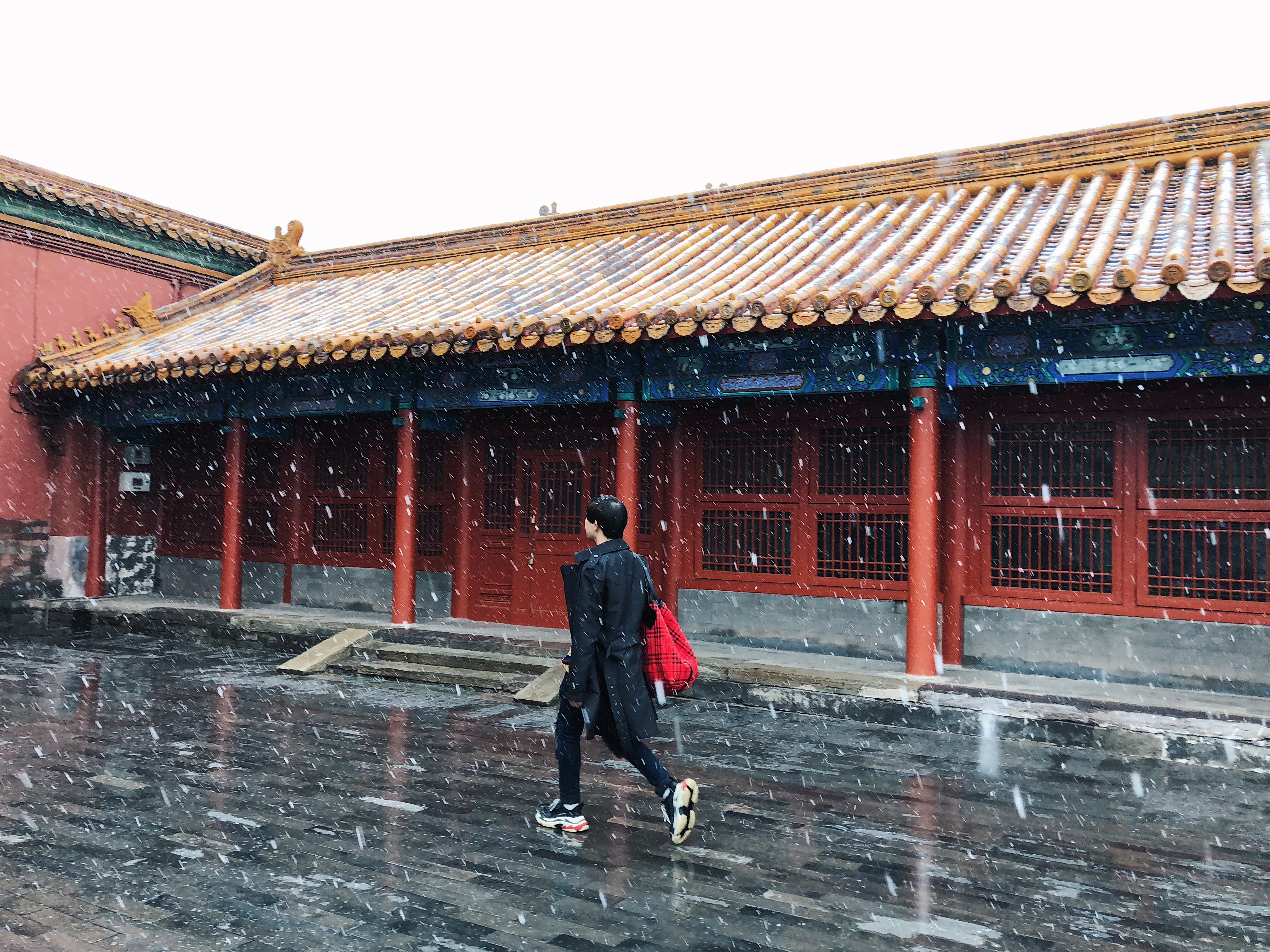 The best place to go in Beijing? The Forbidden City in snow!!!
