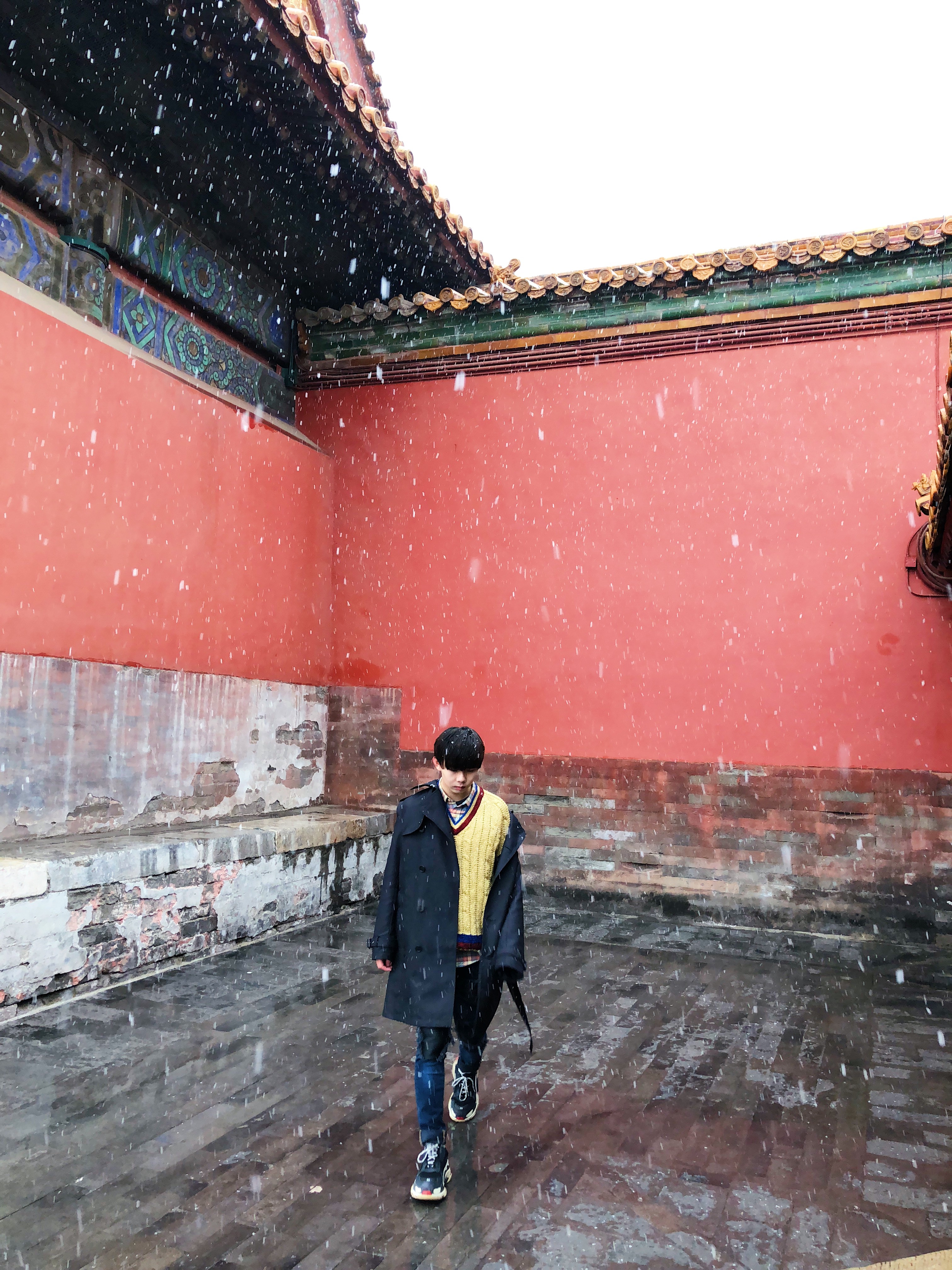 The best place to go in Beijing? The Forbidden City in snow!!!