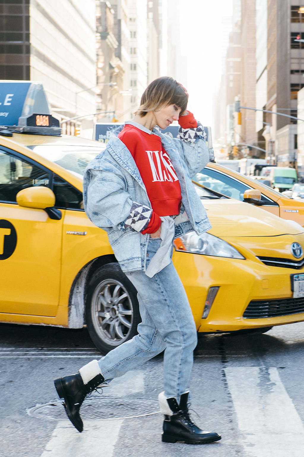Stylist-Approved Tricks For Wearing Denim At NYFW