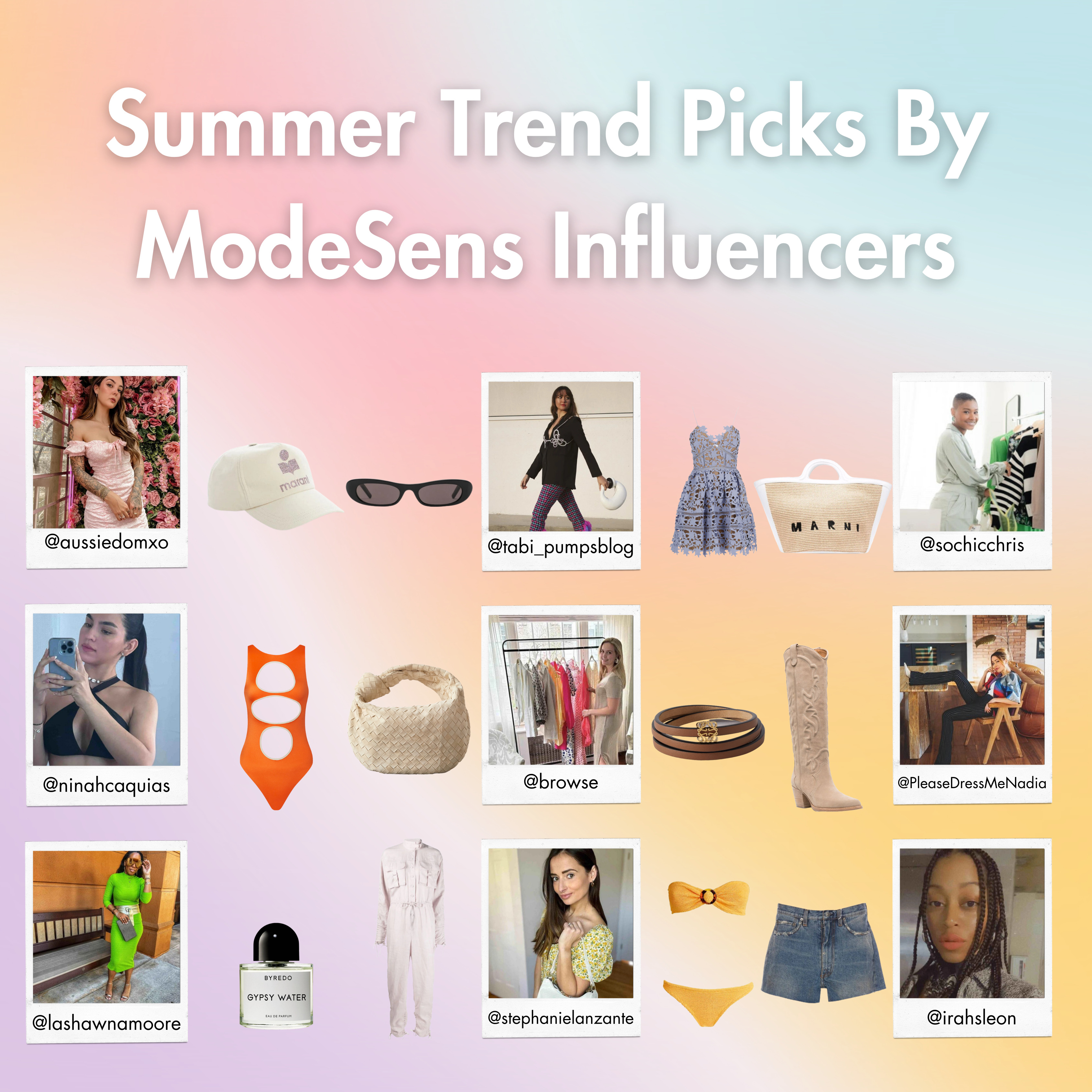 Summer Trend Picks By ModeSens Influencers