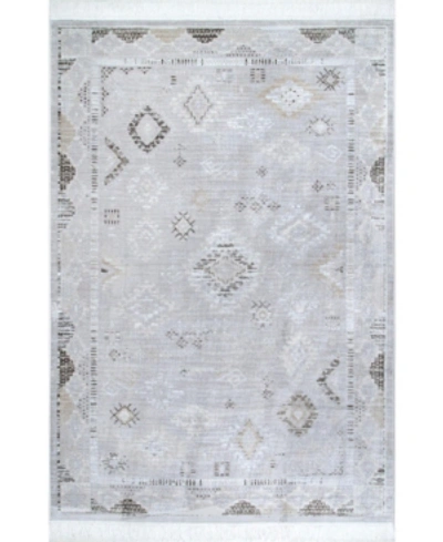 Nuloom Maida Dcrs01a Silver 5' X 8' Area Rug In Silver