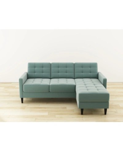 Shop Gold Sparrow Ashland Reversible Sectional In Mint