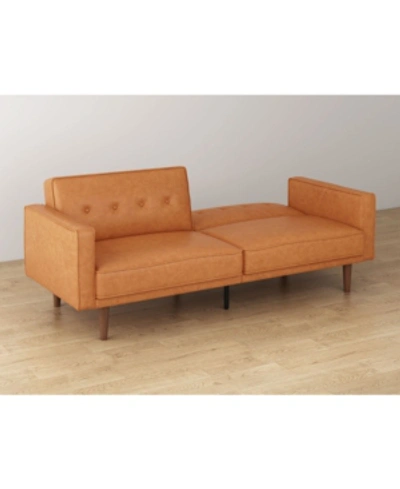 Shop Gold Sparrow Camden Convertible Sofa Bed In Rust