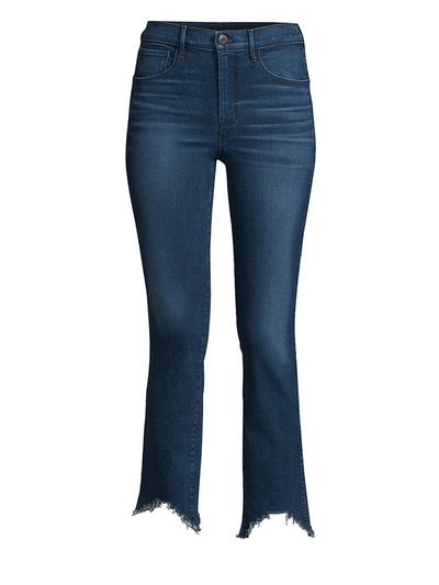 Shop 3x1 Women's Eleta Authentic Mid-rise Straight-leg Cropped Jeans