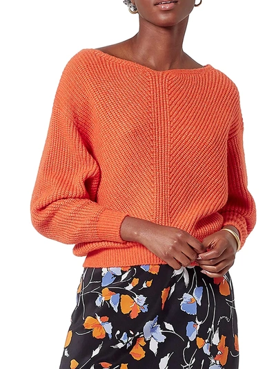Shop Joie Women's Boatneck Sweater In Tiger Lily
