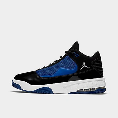 Shop Nike Jordan Max Aura 2 Basketball Shoes In Black/game Royal/white