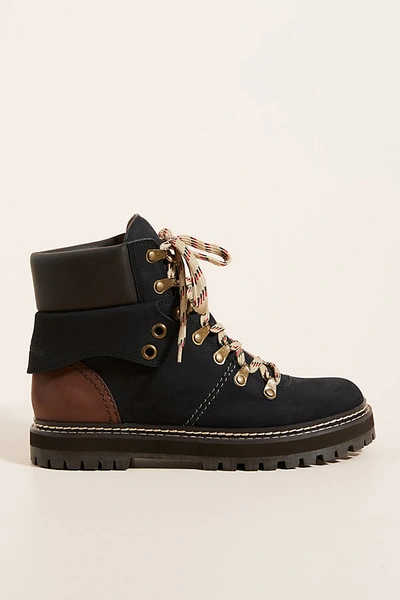 Shop See By Chloé See By Chloe Hiker Boots In Black
