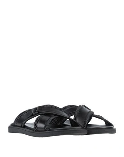Shop Pollini Sandals In Black