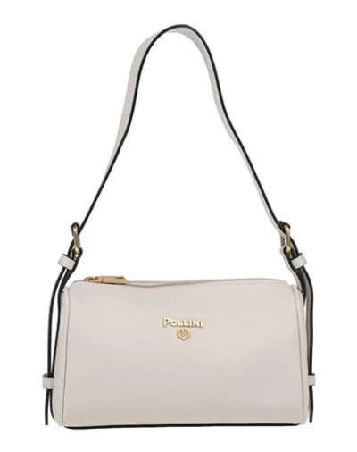 Shop Pollini Handbags In Ivory