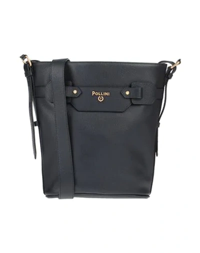 Shop Pollini Handbags In Dark Blue