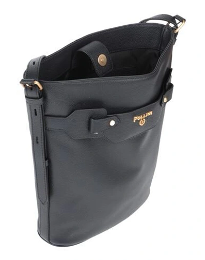 Shop Pollini Handbags In Dark Blue