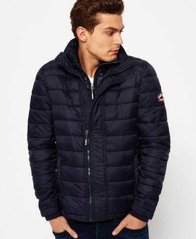 Superdry Fuji Triple Zip Through Jacket In Navy | ModeSens