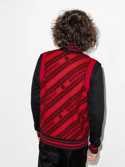 Shop Givenchy Wool Jacket In Red