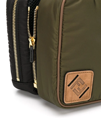 Shop Fendi Ff-logo Belt Bag In Green