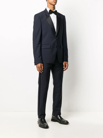 Shop Givenchy Single-breasted Suit In Blue