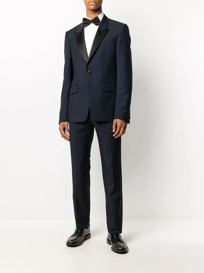 Shop Givenchy Single-breasted Suit In Blue