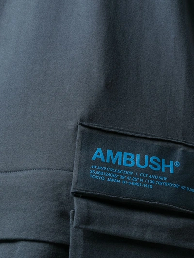 Shop Ambush Logo T-shirt In Blue