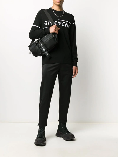 Shop Givenchy Spectre Belt Bag In Black