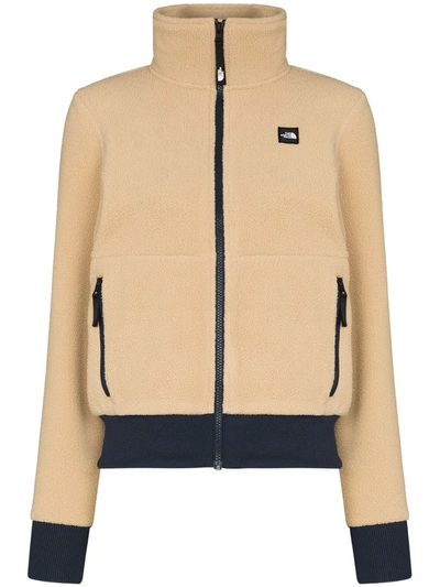 Shop The North Face Two-tone Zip-up Jacket In Neutrals