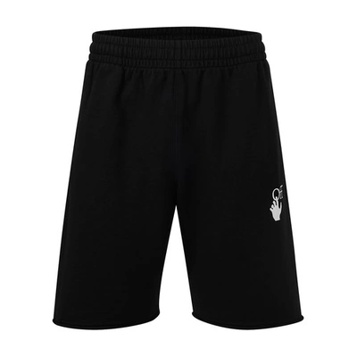 Shop Off-white Marker Shorts In Black Fuchsia