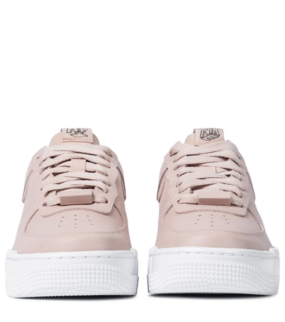 Shop Nike Air Force 1 Pixel Leather Sneakers In Pink