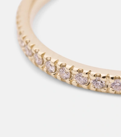 Sydney Evan 14kt Yellow Gold Eternity Ring With Diamonds In Gold
